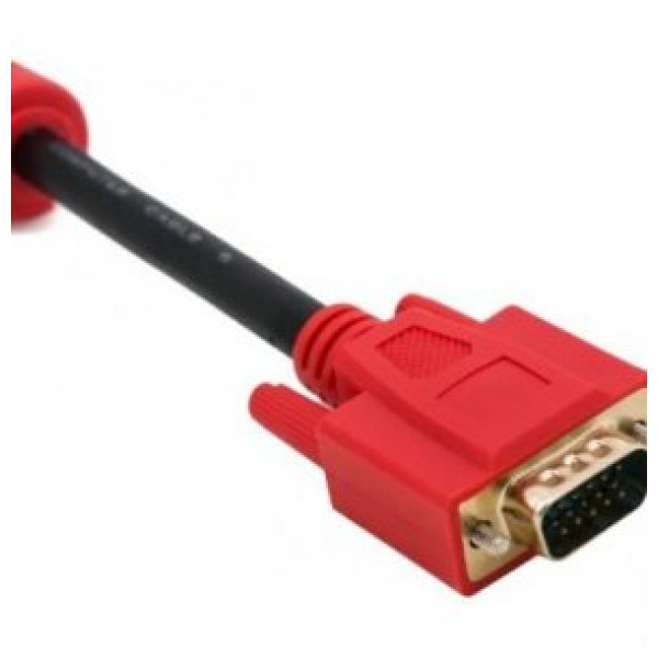 Кабель Extradigital VGA-VGA, 1.5m, 28 AWG, PVC, 2xFerrites
